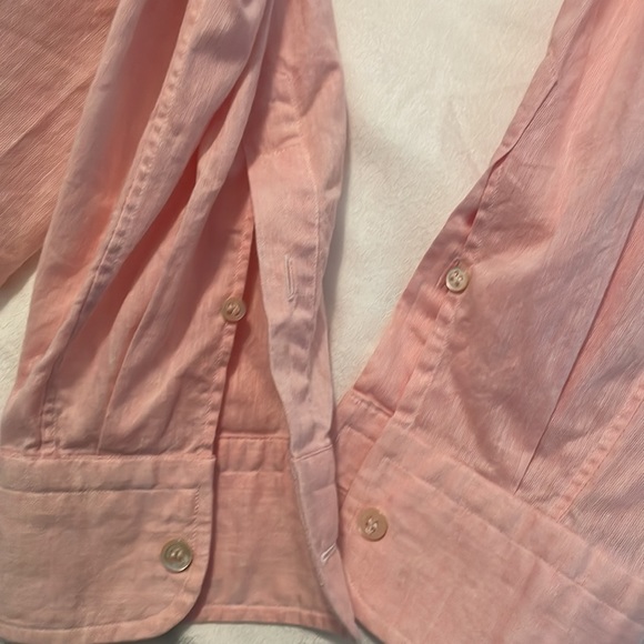 Ermenegildo Zegna Soft Linen Long Sleeve Button Up w Front Pocket - Picture 13 of 13